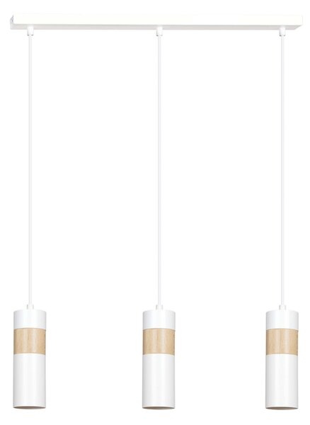 Lampadario a sospensione AKARI 3 WHITE