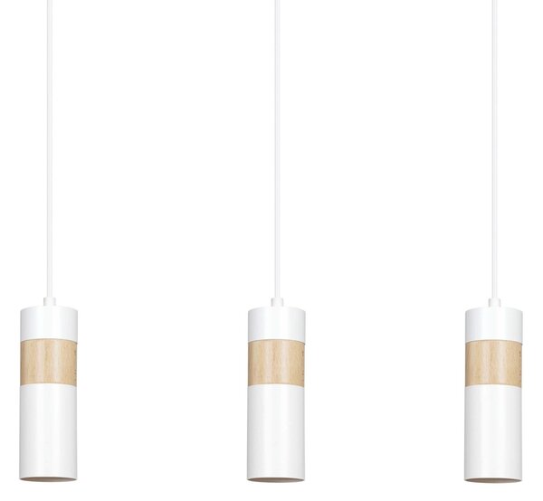 Lampadario a sospensione AKARI 3 WHITE