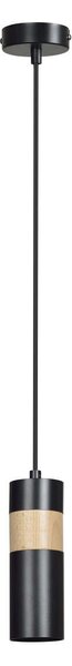 Lampadario a sospensione AKARI 1 BLACK