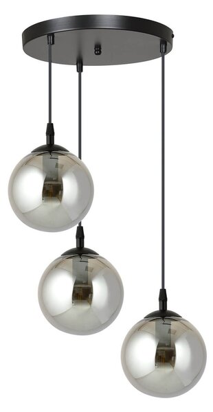 Lampadario a sospensione COSMO 3 BLACK GRAFIT PREMIUM