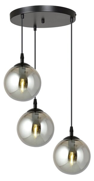 Lampadario a sospensione COSMO 3 BLACK GRAFIT PREMIUM