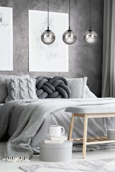 Lampadario a sospensione COSMO 3 BLACK GRAFIT