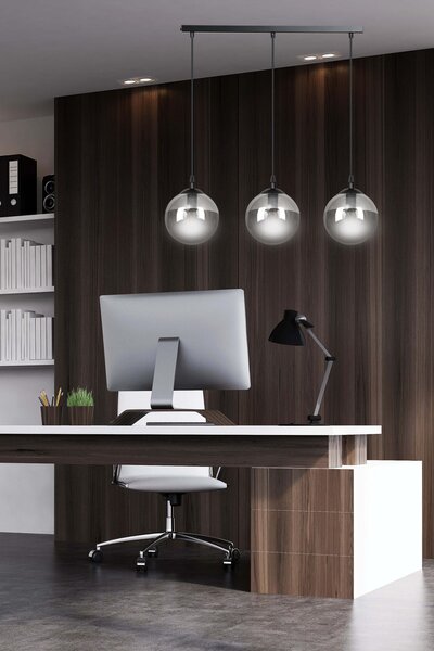 Lampadario a sospensione COSMO 3 BLACK GRAFIT