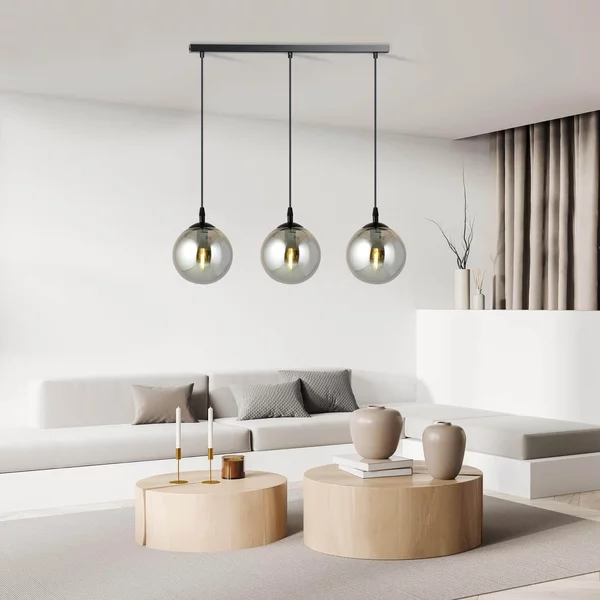 Lampadario a sospensione COSMO 3 BLACK GRAFIT