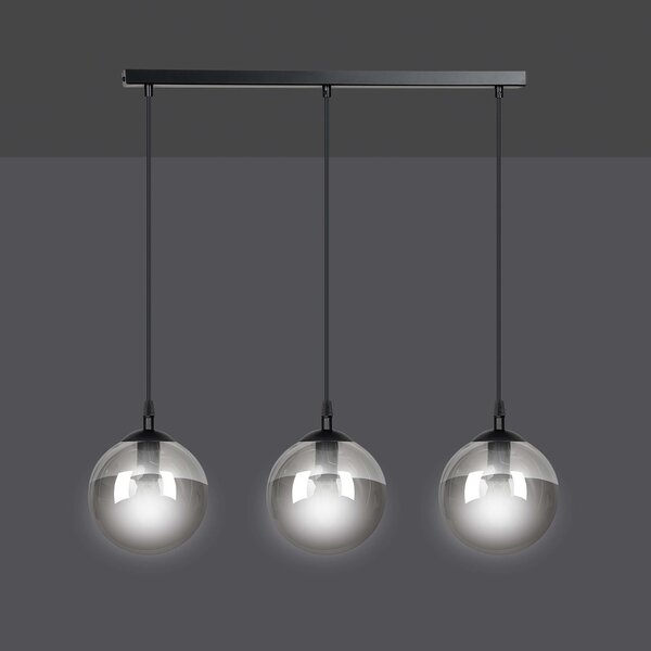 Lampadario a sospensione COSMO 3 BLACK GRAFIT