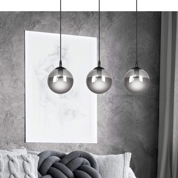 Lampadario a sospensione COSMO 3 BLACK GRAFIT