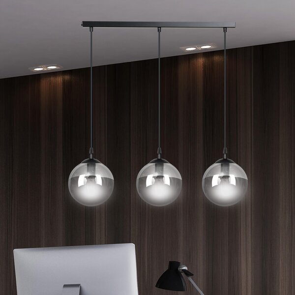 Lampadario a sospensione COSMO 3 BLACK GRAFIT
