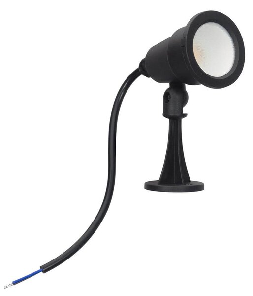 Faretto LED con Picchetto 5W Orientabile Colore Bianco Caldo 3.000K
