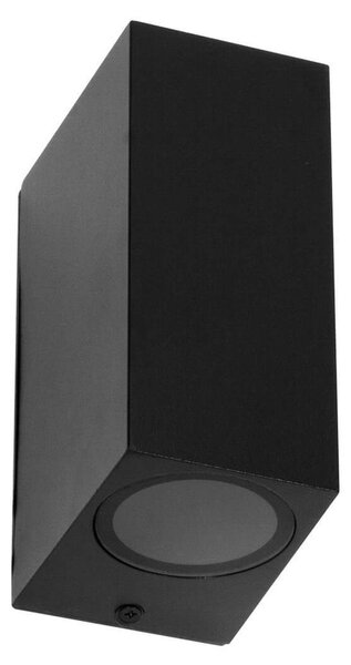 Applique Rettangolare Bidirezionale IP65 - GU10 Nero