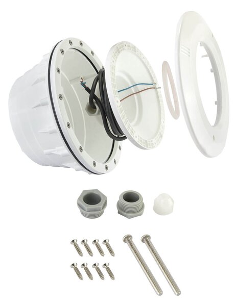 Nicchia da incasso Piscine con LINER - per Lampade PAR 56 Colore Bianco