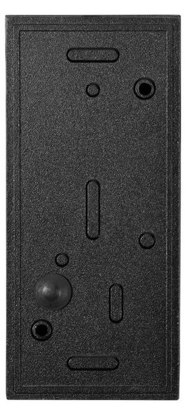 Applique Rettangolare Bidirezionale IP65 - GU10 Nero