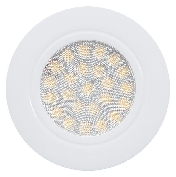 Faro da incasso LED 220V 4W IP44 foro ø56mm - 60mm Bianco Colore Bianco Naturale 4.200K
