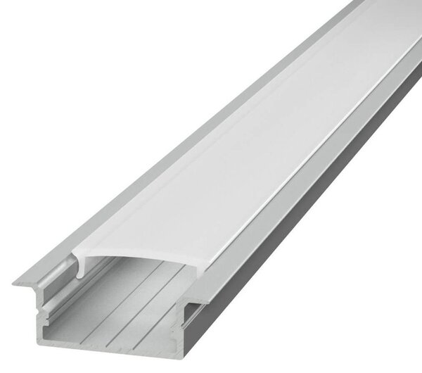 Profilo Incasso per Doppia Striscia LED 1m e 2m Variante Lunghezza Profilo 1 metro