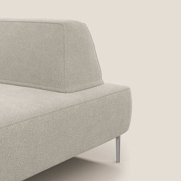 Newton poltrona modulare con schienali movibili T07 bianco