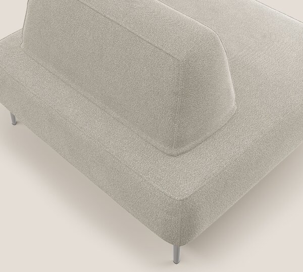 Newton poltrona modulare con schienali movibili T07 bianco