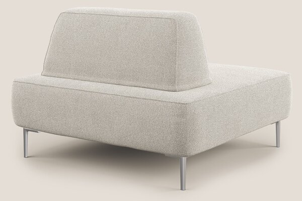Newton poltrona modulare con schienali movibili T07 bianco