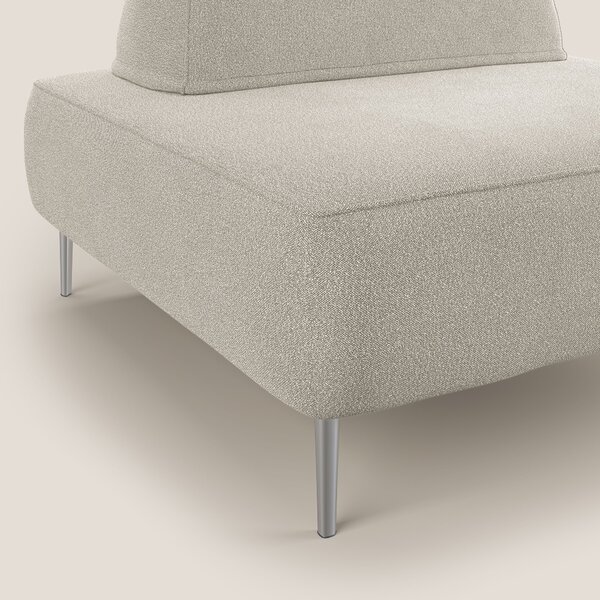 Newton poltrona modulare con schienali movibili T07 bianco