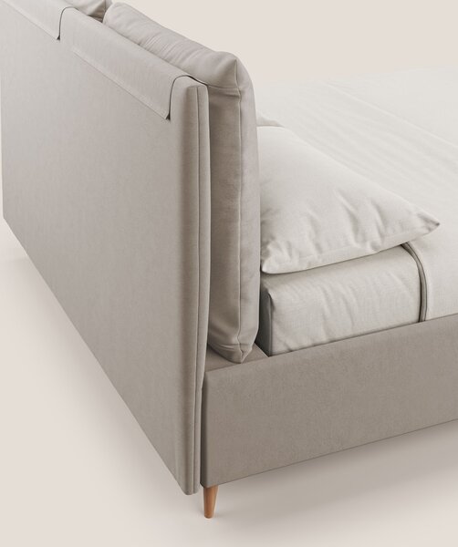Nathan letto contenitore con cuscini regolabili con tasche in microfib