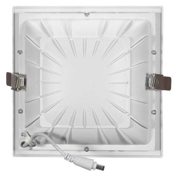 Faro LED da incasso Quadrato Luce INDIRETTA 20W Foro 155x155mm Colore Bianco Naturale 4.000K