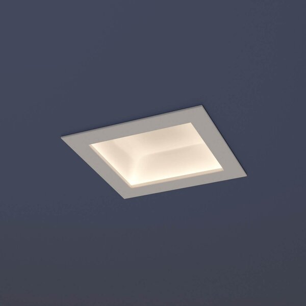 Faro LED da incasso Quadrato Luce INDIRETTA 20W Foro 155x155mm Colore Bianco Caldo 3.000K