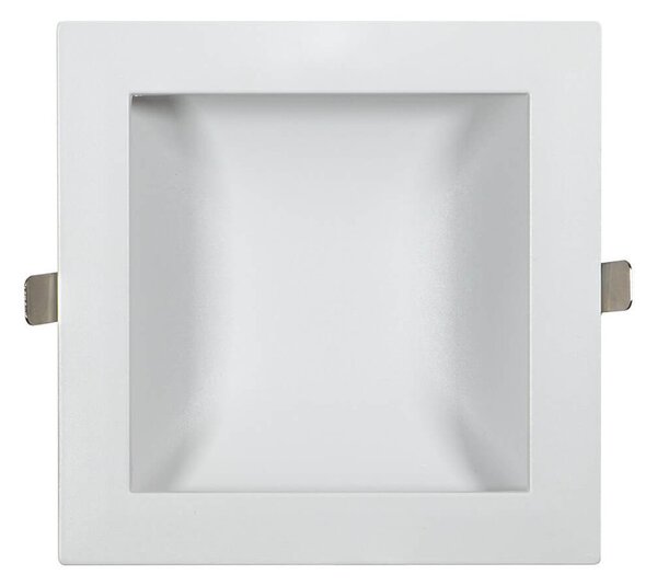 Faro LED da incasso Quadrato Luce INDIRETTA 20W Foro 155x155mm Colore Bianco Caldo 3.000K