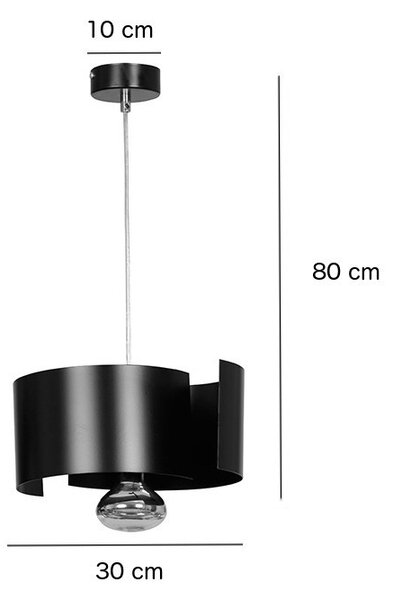Lampada a Sospensione VIXON 1 White o Black
