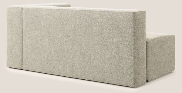 Nettuno modulo angolo/laterale maxi in morbido tessuto bouclè T07 beig