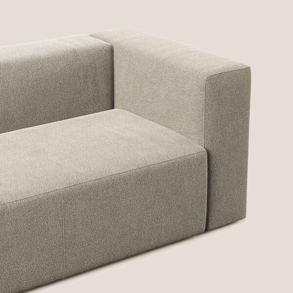 Nettuno modulo angolo/laterale maxi in morbido tessuto bouclè T07 beig