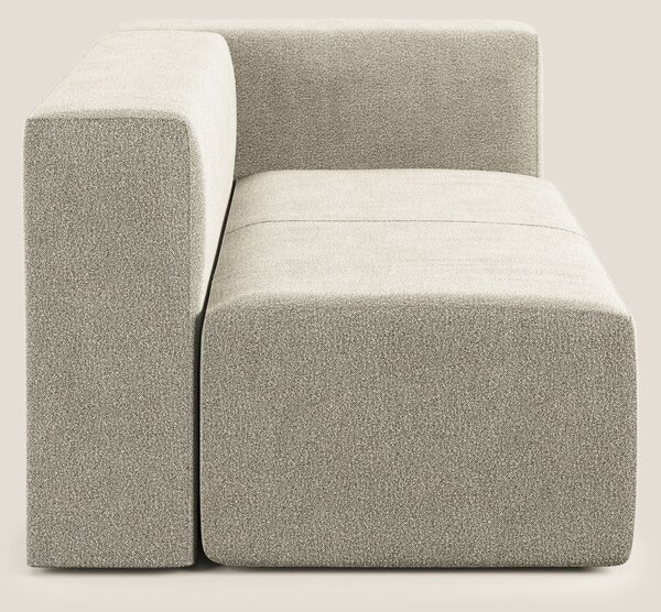 Nettuno modulo angolo/laterale maxi in morbido tessuto bouclè T07 beig