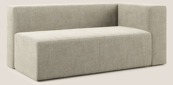 Nettuno modulo angolo/laterale maxi in morbido tessuto bouclè T07 beig