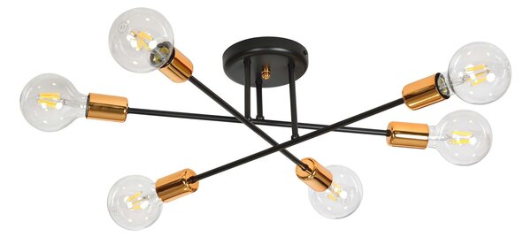 Lampadario VEKEN 6B BLACK