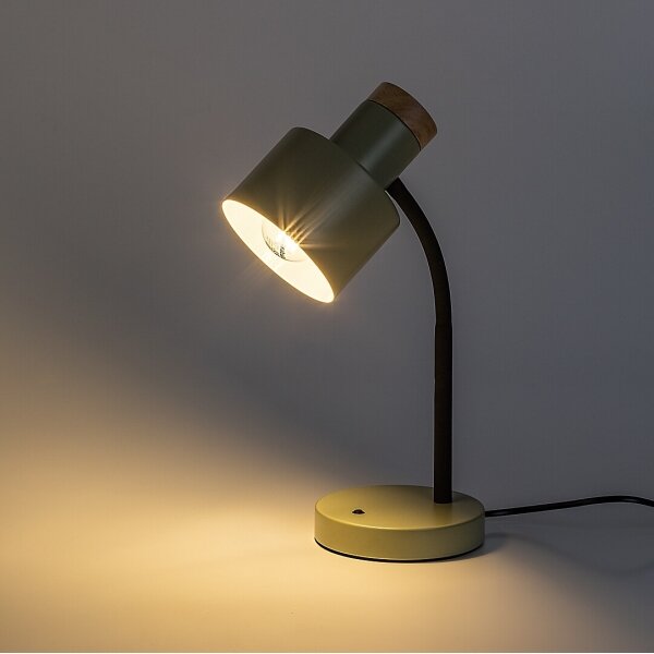 Rabalux 74099 - Lampada da tavolo PASTRO 1xE27/20W/230V kaki