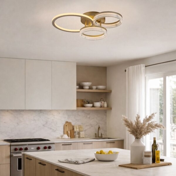 Rabalux 71473 - Plafoniera LED dimmerabile RIVONA LED/38W/230V 3000-6500K 58,5x38 cm + telecomando