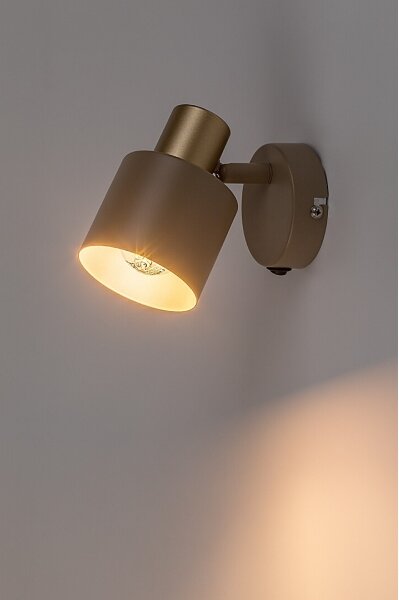 Rabalux 73141 - Faretto da parete TISANDRA 1xE14/10W/230V beige