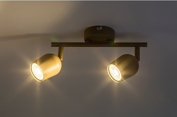 Rabalux 73099 - Faretto LIANET 2xGU10/15W/230V beige