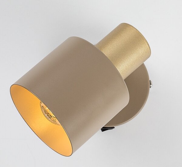 Rabalux 73141 - Faretto da parete TISANDRA 1xE14/10W/230V beige