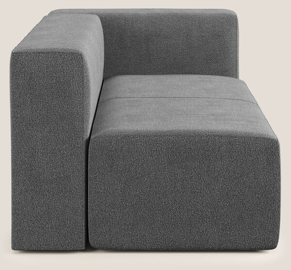 Nettuno modulo angolo/laterale maxi in morbido tessuto bouclè T07 antr