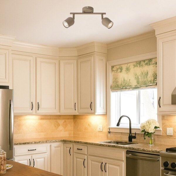 Rabalux 73099 - Faretto LIANET 2xGU10/15W/230V beige