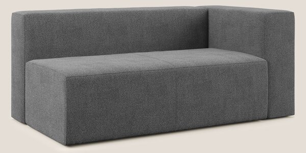 Nettuno modulo angolo/laterale maxi in morbido tessuto bouclè T07 antr
