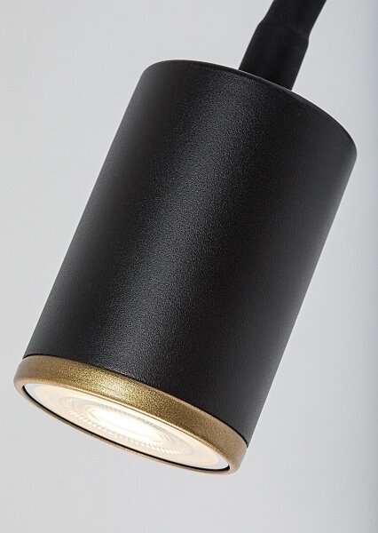 Rabalux 73111 - Faretto da parete NOLIE 1x GU10/15W/230V nero