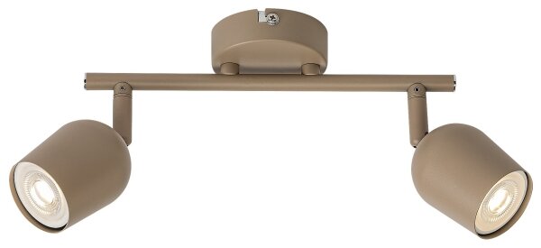 Rabalux 73099 - Faretto LIANET 2xGU10/15W/230V beige