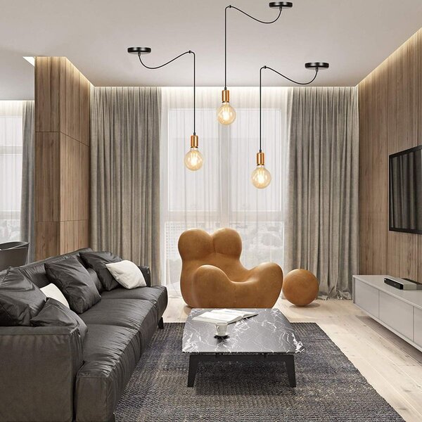 Lampadario Spark 1 Black