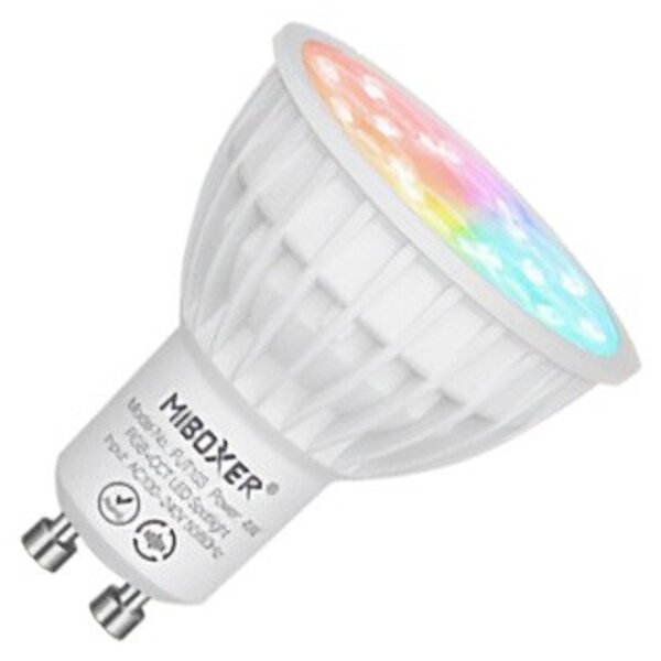 Faretto LED GU10 4W RGB+CCT Dimmerabile Colore RGB+CCT