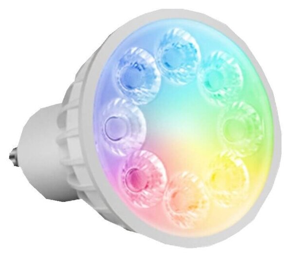 Faretto LED GU10 4W RGB+CCT Dimmerabile Colore RGB+CCT
