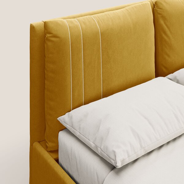 Nathan letto contenitore con cuscini regolabili con tasche in microfib