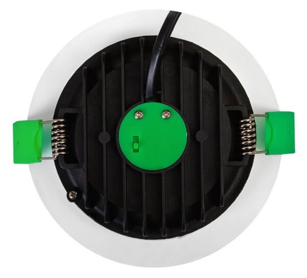 Faro da incasso LED 10W 3in1 IP44 Dimmerabile Foro ø89mm - 109mm Colore Bianco Variabile CCT