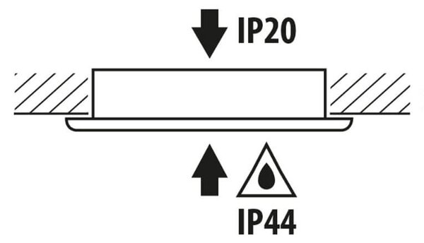 Faro da incasso LED 10W 3in1 IP44 Dimmerabile Foro ø89mm - 109mm Colore Bianco Variabile CCT