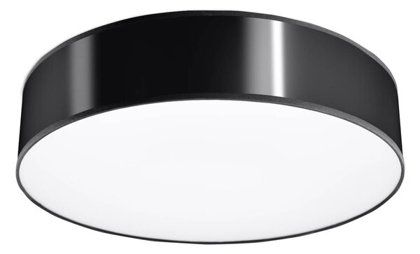 Plafoniera da Soffitto Rotonda in PVC 3xE27 ARENA 45 Nera da interno