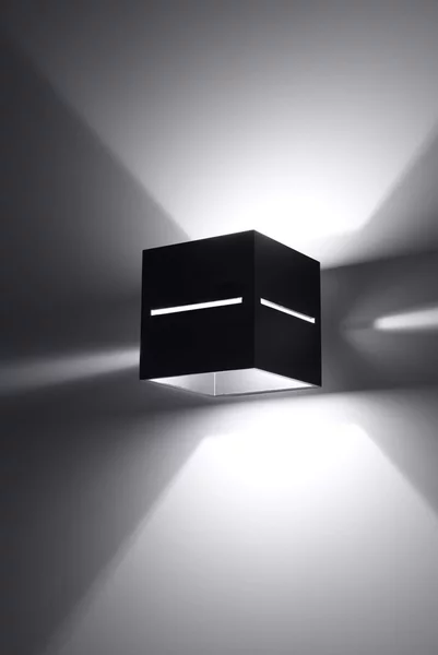 Applique da Parete in Alluminio LOBO G9 Nera Bidirezionale da interno