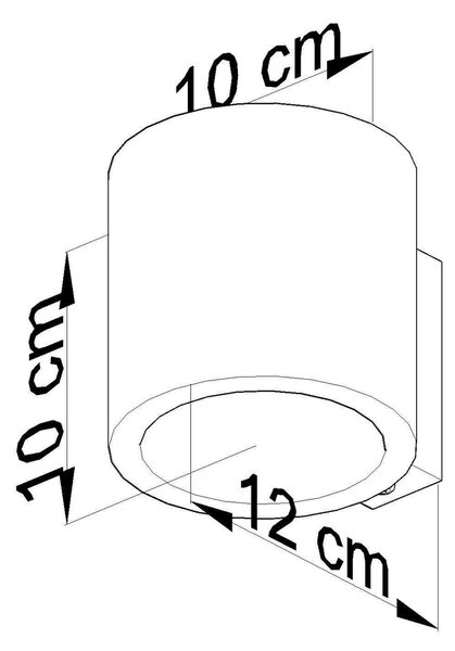 Applique da Parete in Legno Naturale ORBIS 1 G9 da interno